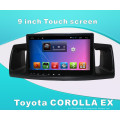 Android Sistema de navegación de DVD GPS coche para Toyota Corolla Ex 9 pulgadas de pantalla táctil con MP3 / MP4 / TV